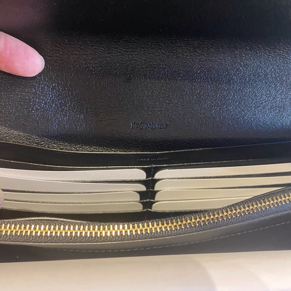 SAINT LAURENT❤️NEW❤️Belle de Jour wallet on chain - Picture 11 of 14